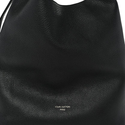 Louis Vuitton Grained Calfskin Low Key Hobo MM Black 7 of 9
