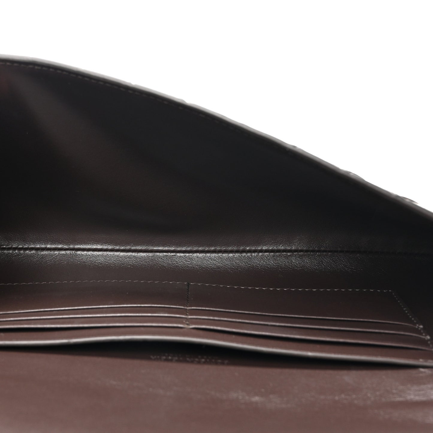Nappa Intrecciato Long Andiamo Top Handle Clutch Fondant