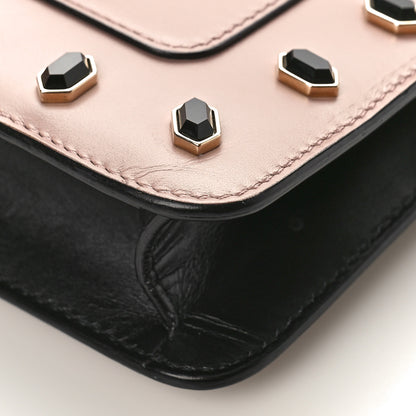 Bulgari Calfskin Scaglie Studs Serpenti Forever Crossbody Desert Quartz 7 of 7