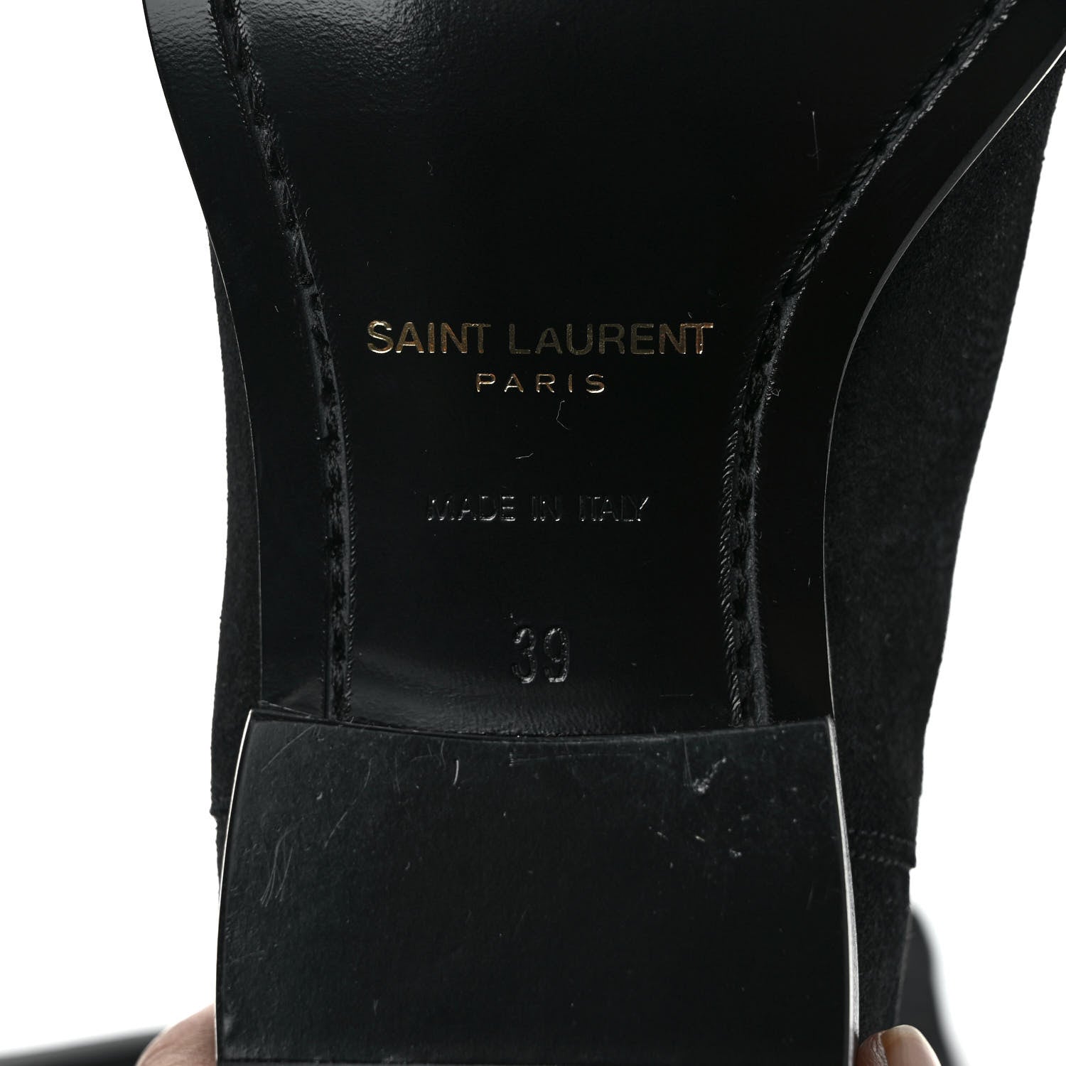 Saint Laurent Mens Suede Chelsea Boots 39 6 of 9