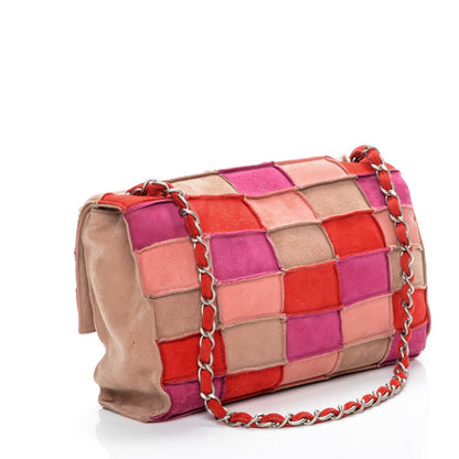 Chanel Suede Patchwork Medium Mademoiselle Flap Multicolor 3 of 7