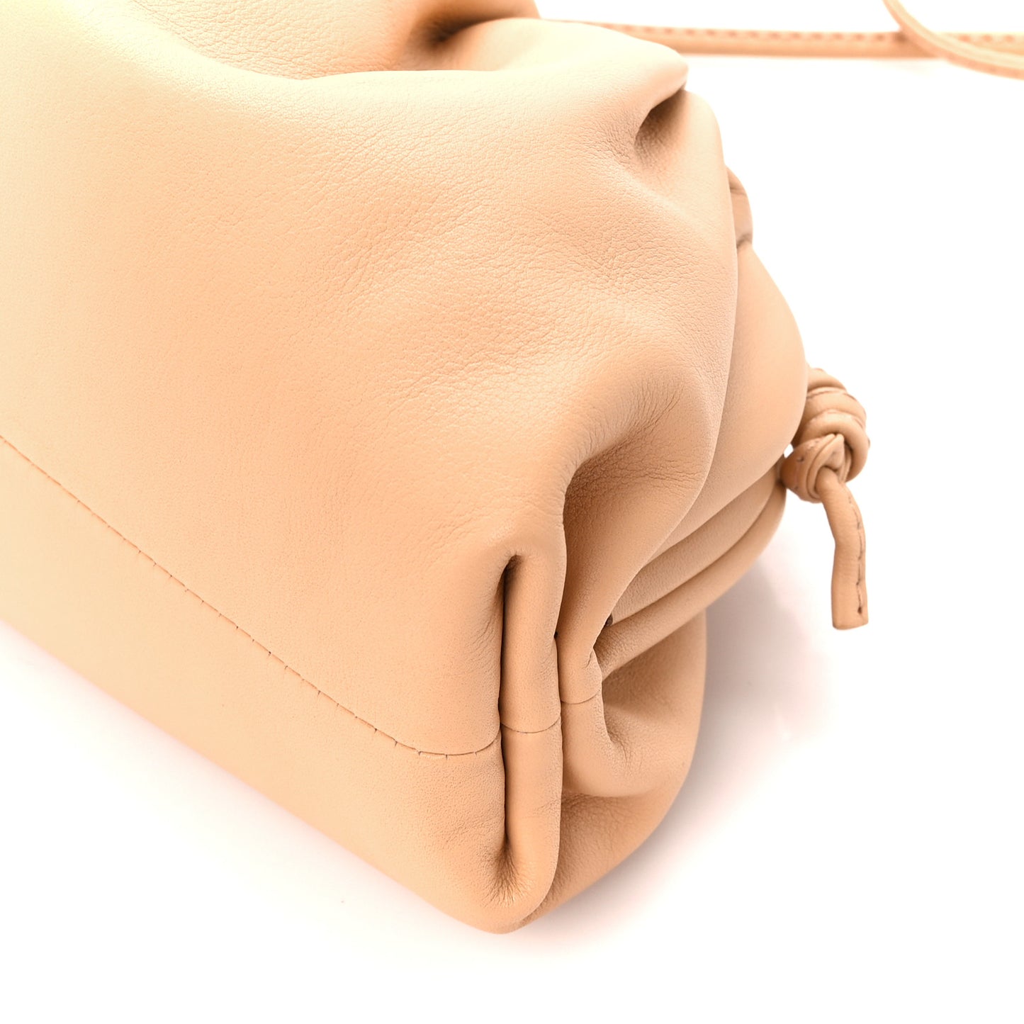 Butter Calfskin The Mini Pouch Almond
