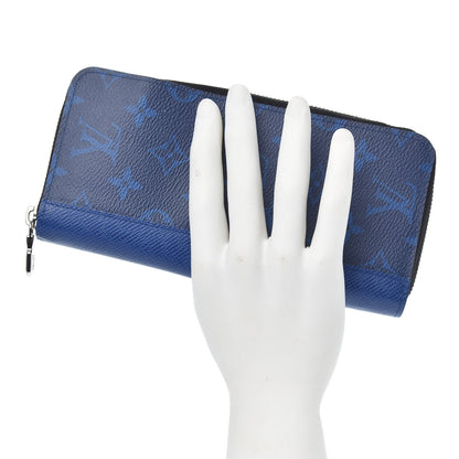 Louis Vuitton Taigarama Vertical Zippy Wallet Cobalt 2 of 7