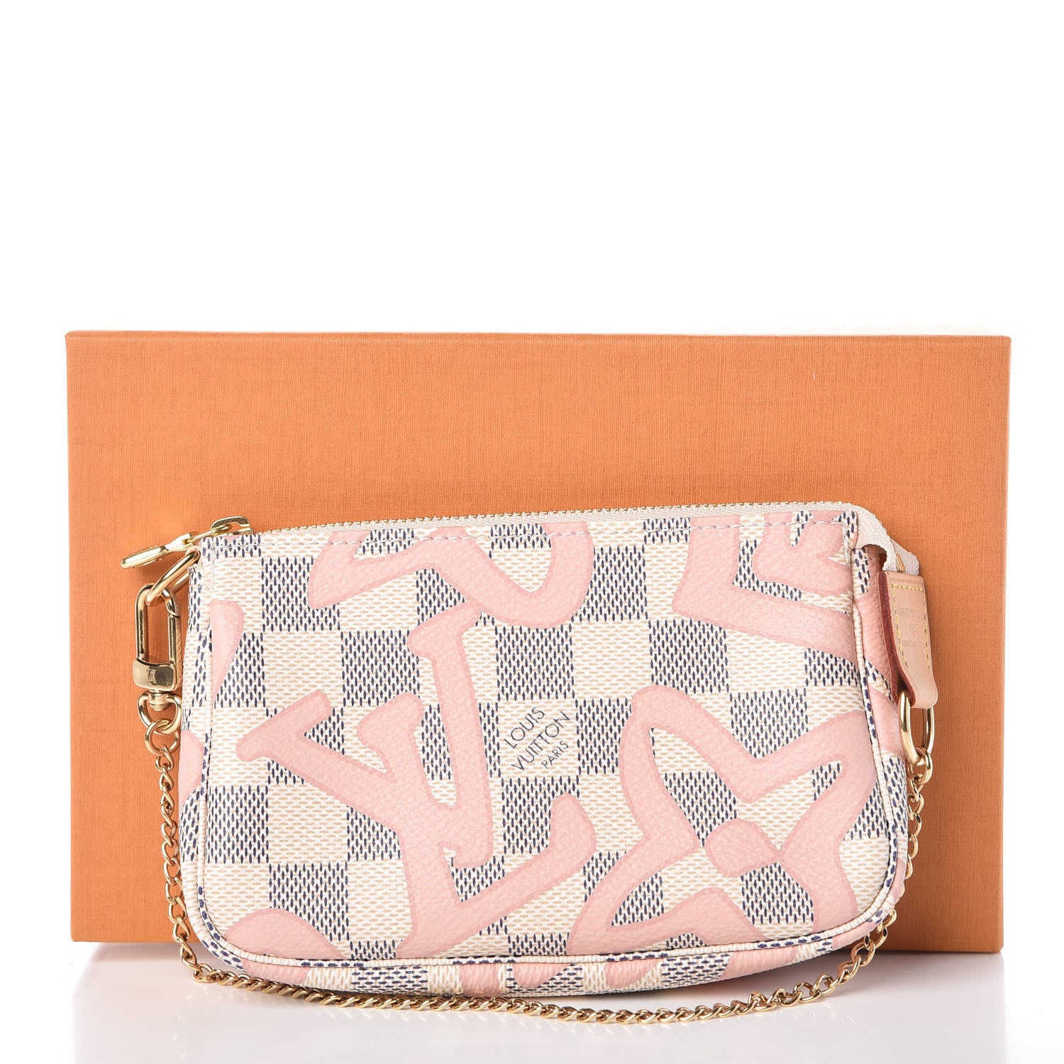 Louis Vuitton Damier Azur Tahitienne Mini Pochette Accessories 8 of 8