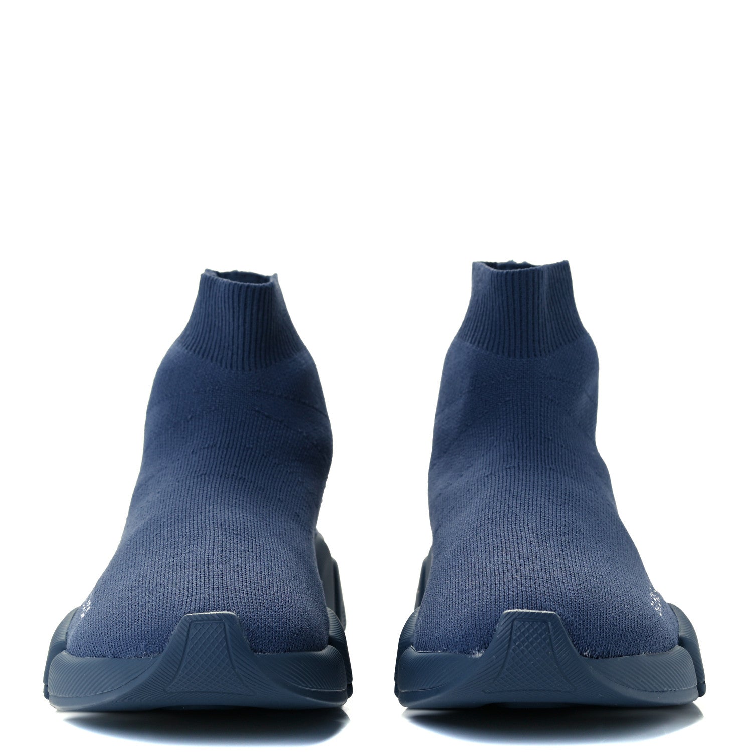 Balenciaga Technical 3D Recycled Knit Womens Speed 2.0 Sneakers 36 Monocolor Dark Navy 2 of 10