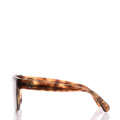 Chanel Acetate Butterfly Sunglasses 5386 Dark Tortoise 3 of 8