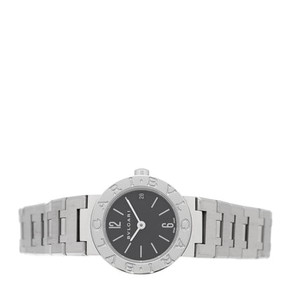 Bulgari Stainless Steel 23mm Quartz Watch Black 2 of 4