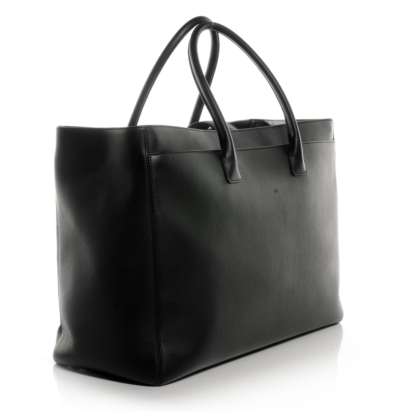 Calfskin XL Cerf Tote Black