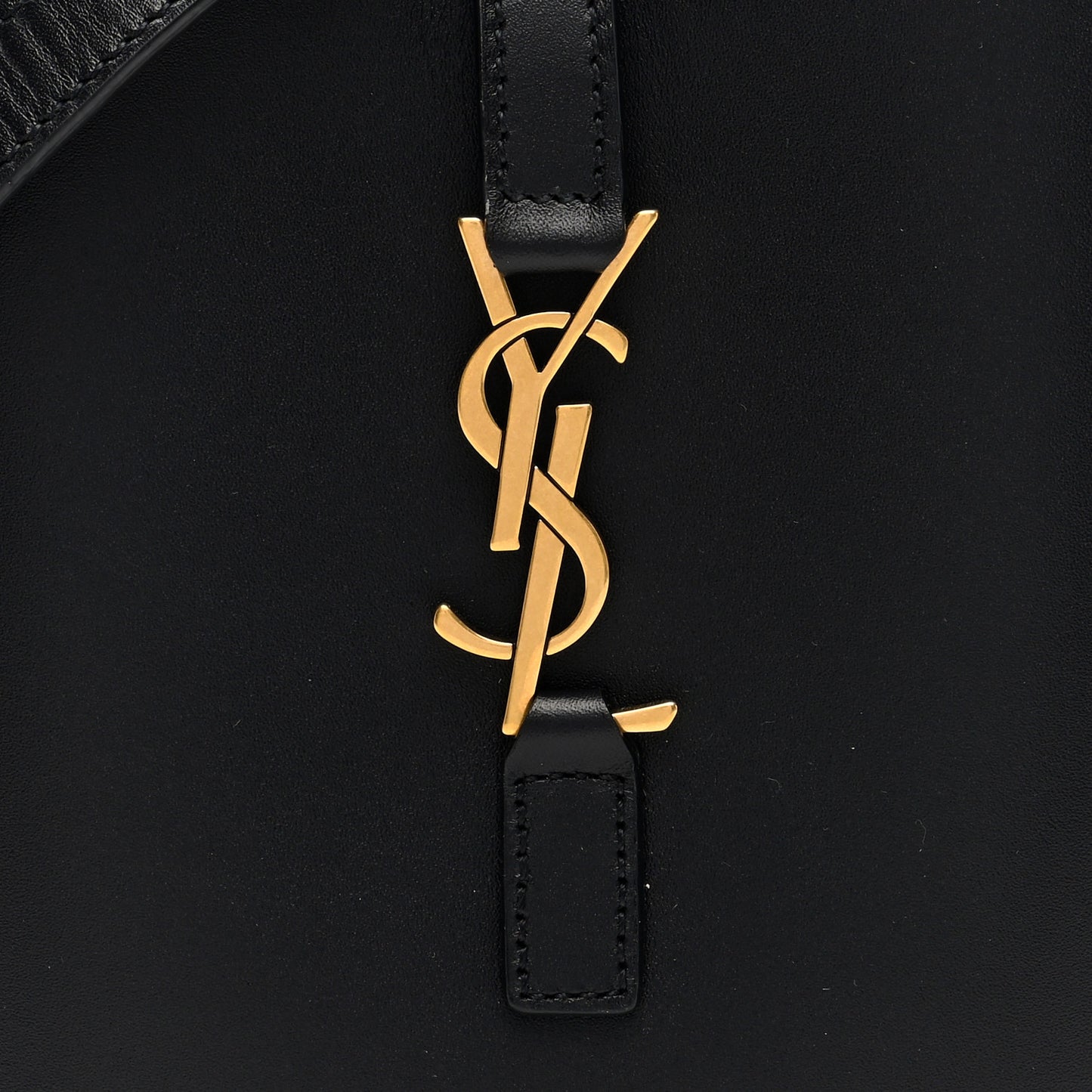 Smooth Calfskin Mini Le 5 A 7 Vertical Hobo Black