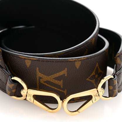 Louis Vuitton Monogram Bandouliere Shoulder Strap Black 3 of 7