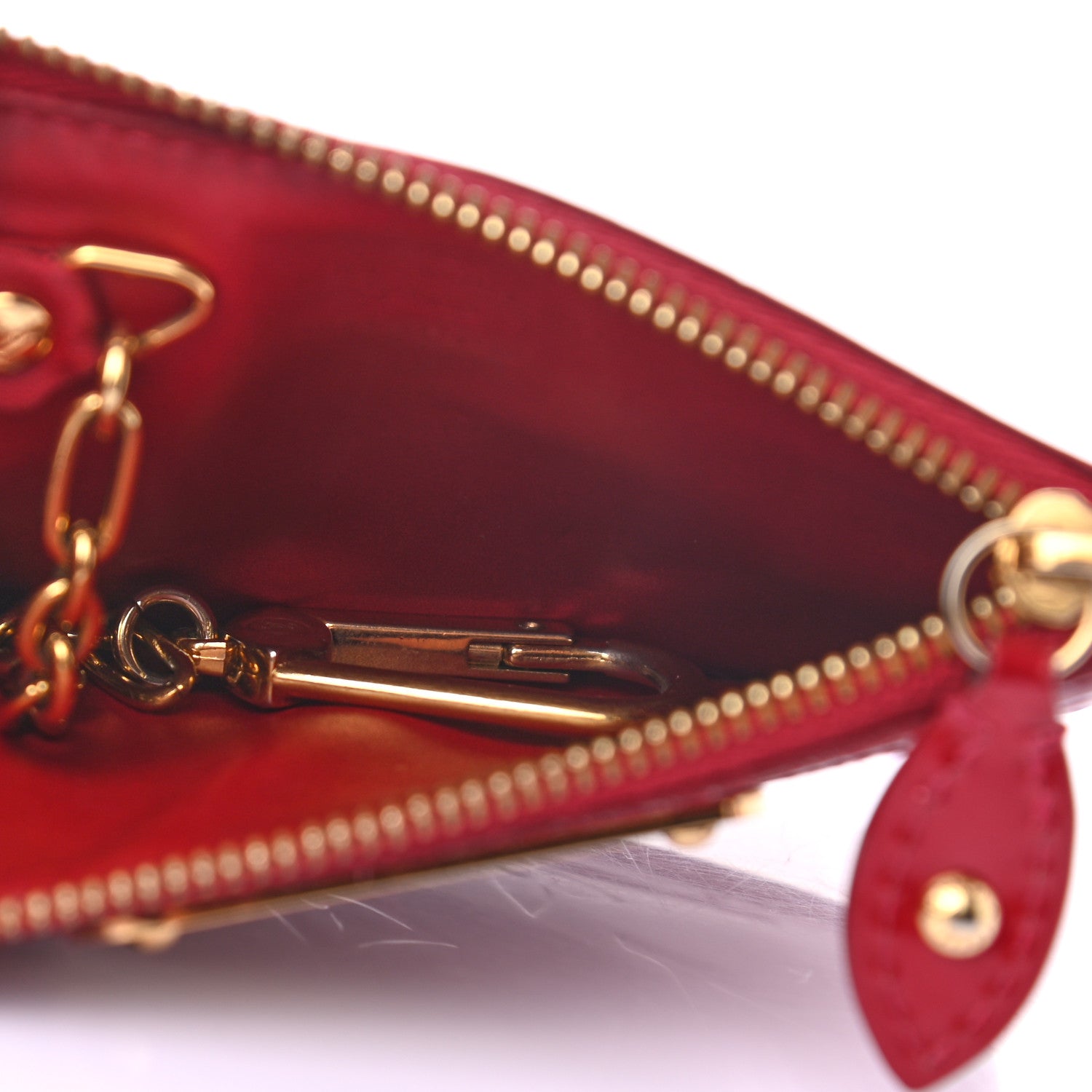 Louis Vuitton Vernis Key Pouch Pomme D'Amour 5 of 11