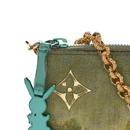 Louis Vuitton Masters Da Vinci Pochette Clutch Vert D’eau 12 of 12