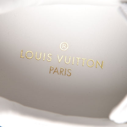 Louis Vuitton Calfskin Monogram Denim Run Away Sneakers 36.5 White 6 of 8