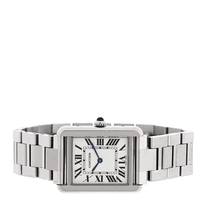 Cartier Stainless Steel 24mm Tank Solo Quartz Watch 2 of 5