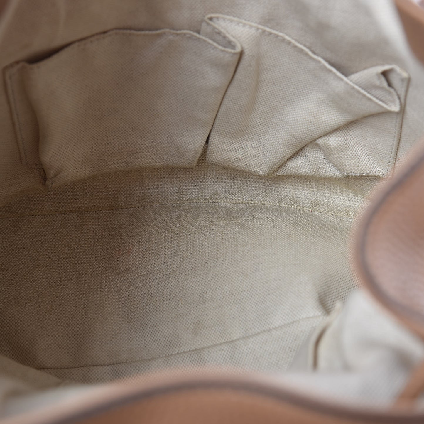 Cellarius Calfskin Medium Bamboo Backpack Camelia