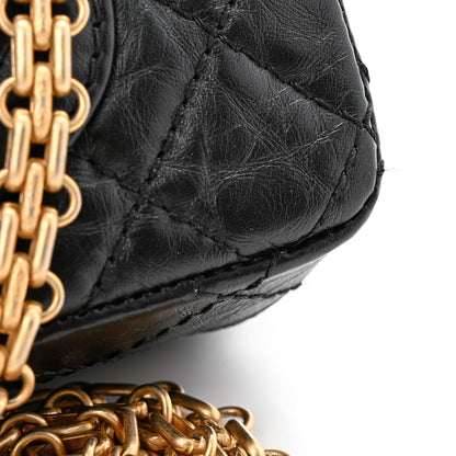 Chanel Aged Calfskin Quilted 2.55 Reissue Mini Flap Black 11 of 11