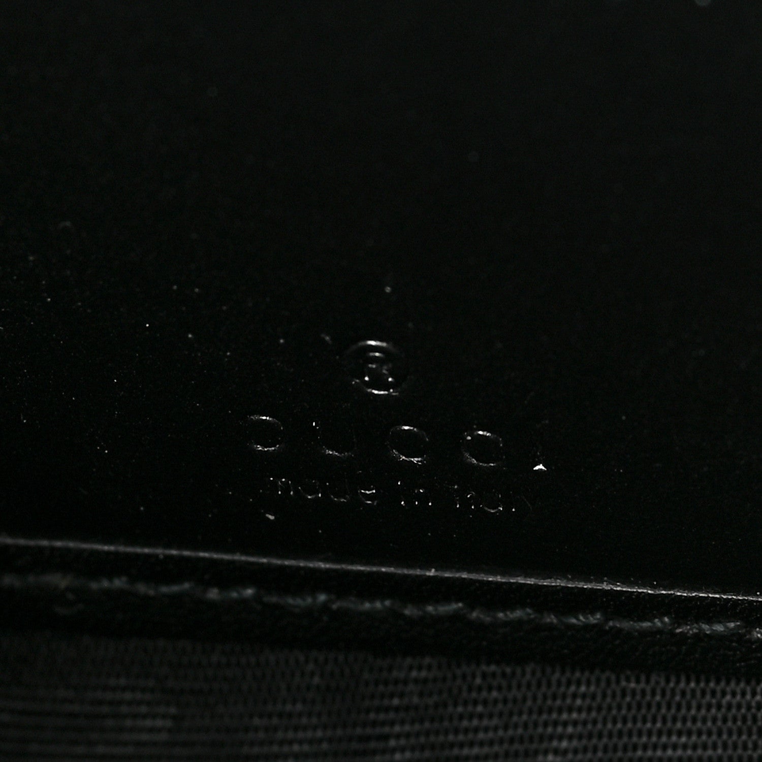 Gucci Guccissima Signature Zip Around Wallet Black 6 of 6