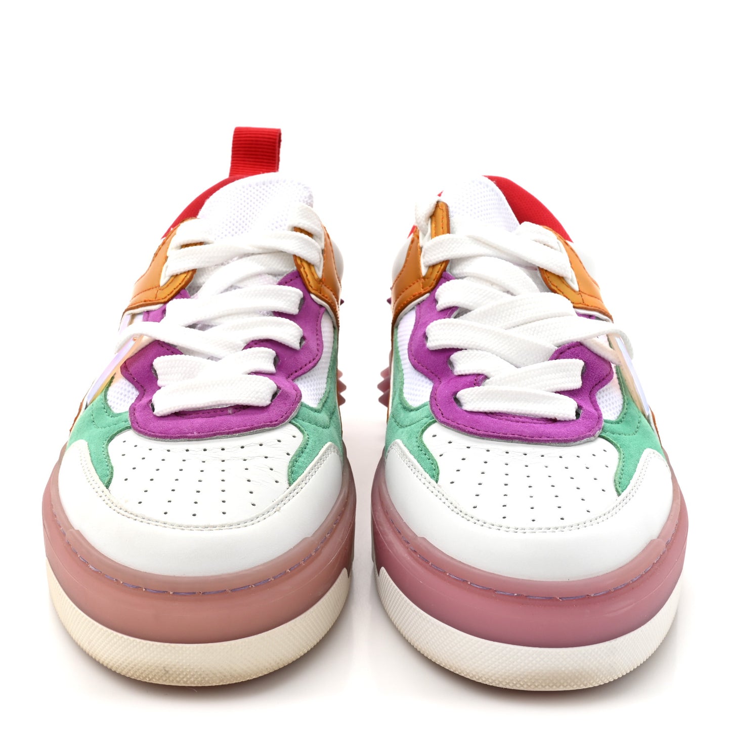 Calfskin Suede Spike Astroloubi Donna Low Top Sneakers 36 Kismet Supernova