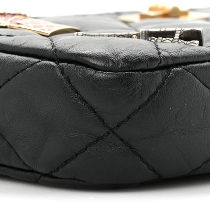 Chanel Aged Calfskin Lucky Charms 2.55 Reissue Small Clutch With Chain Black 12 of 12