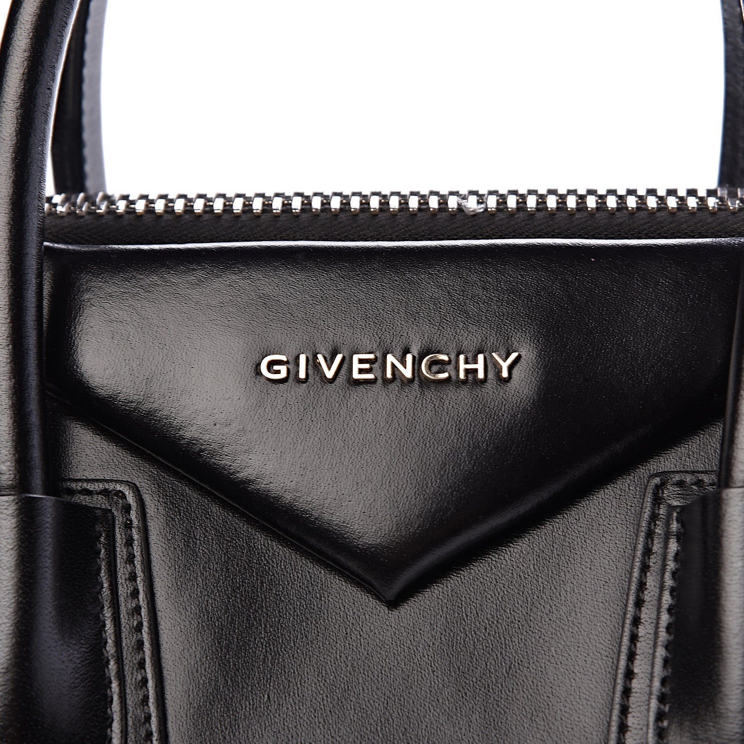 Givenchy Shiny Lord Calfskin Medium Antigona Black 8 of 14