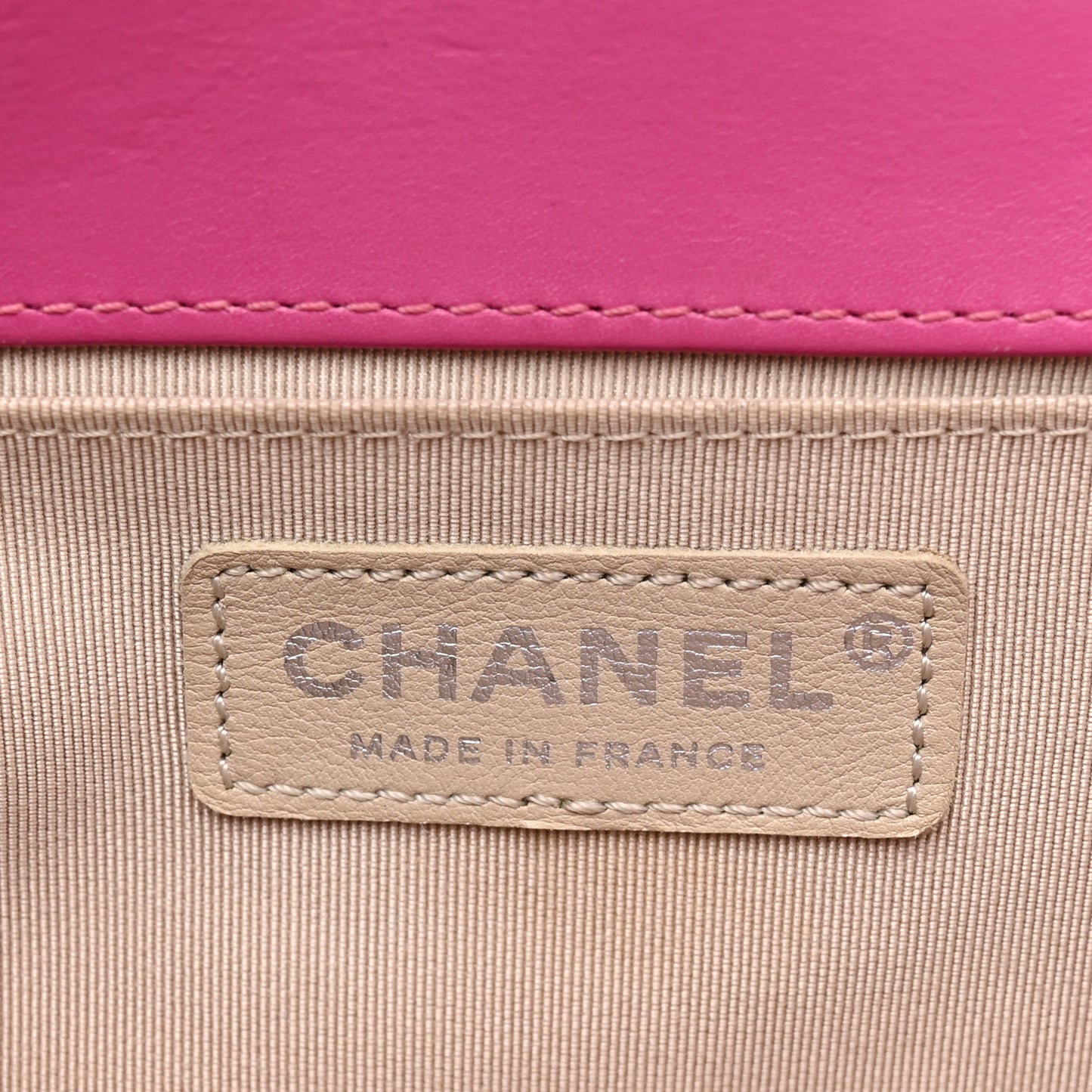 Distressed Patent Quilted Medium Boy Flap Pink
