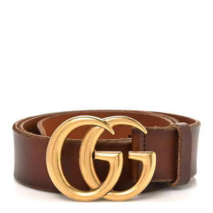 Gucci Faded Calfskin Double G 40mm Belt 95 38 Cuir 1 of 5