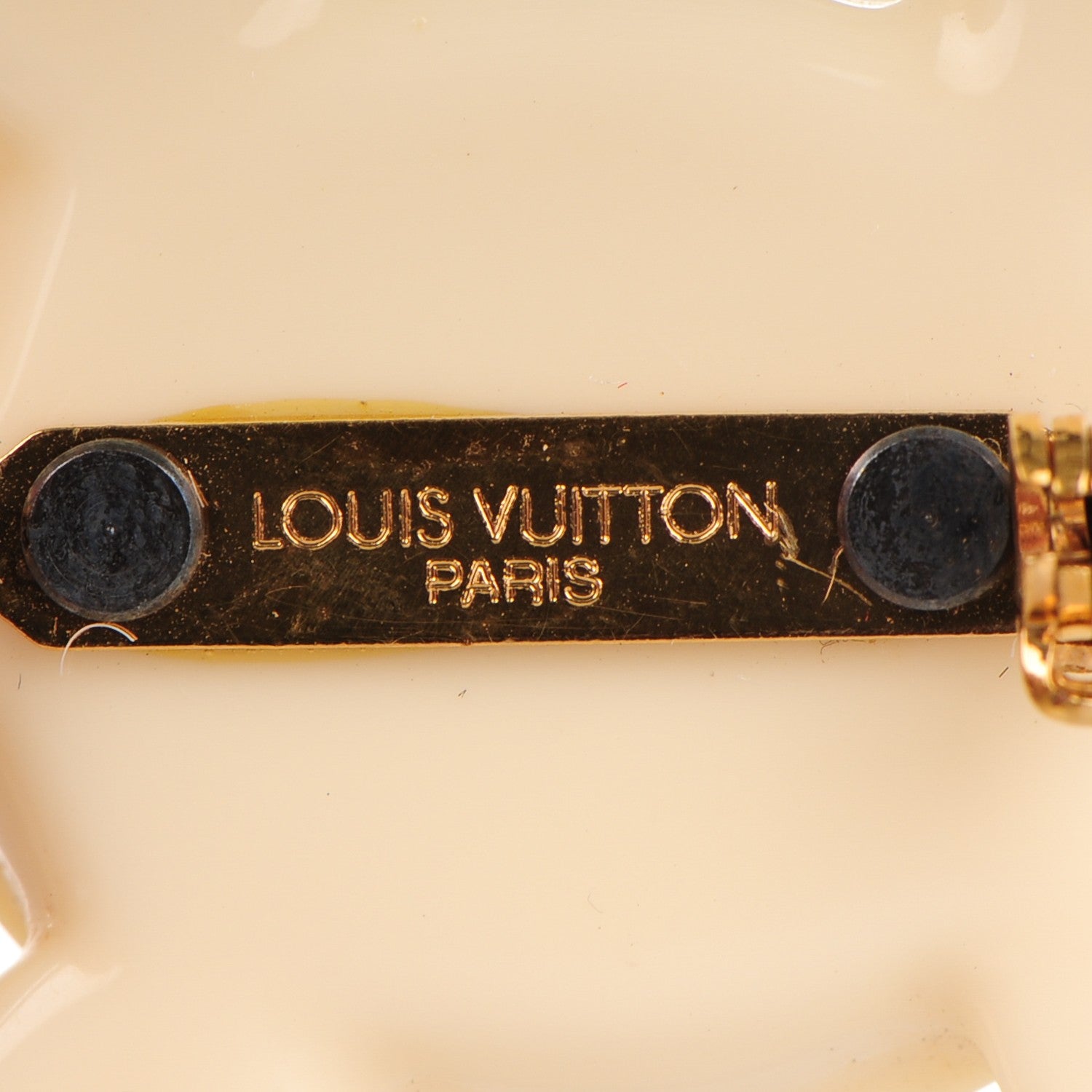 Louis Vuitton Resin Turtle Nonours Pin Brooch 3 of 3
