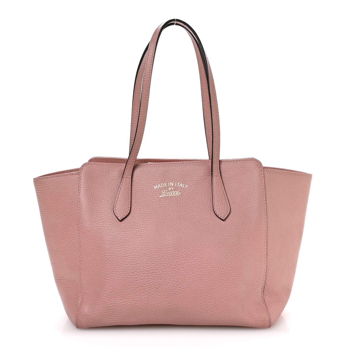 Dollar Calfskin Small Swing Tote Soft Pink