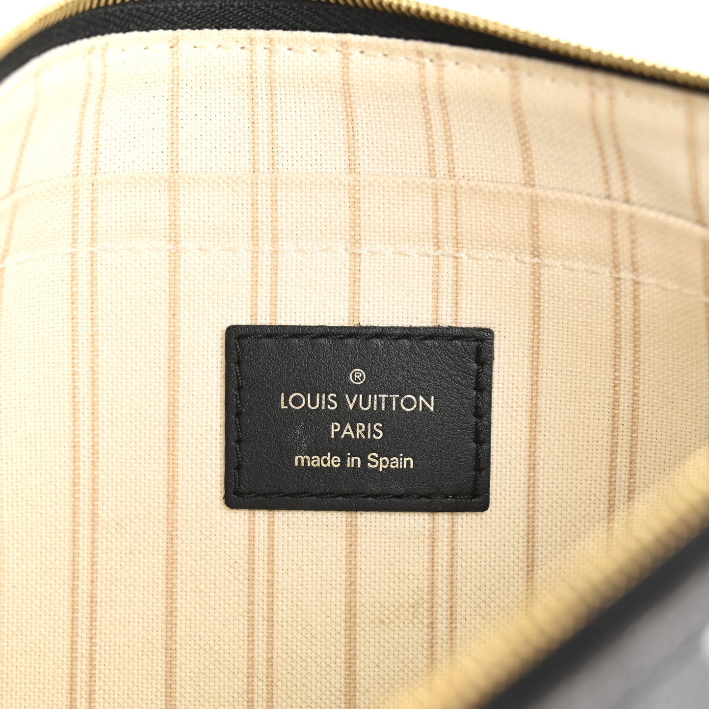 Monogram Giant Jungle Neverfull MM GM Pochette Black