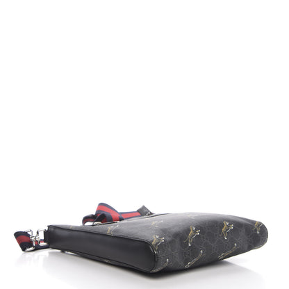 Gucci GG Supreme Monogram Tigers Web Messenger Bag Black Multicolor 3 of 9