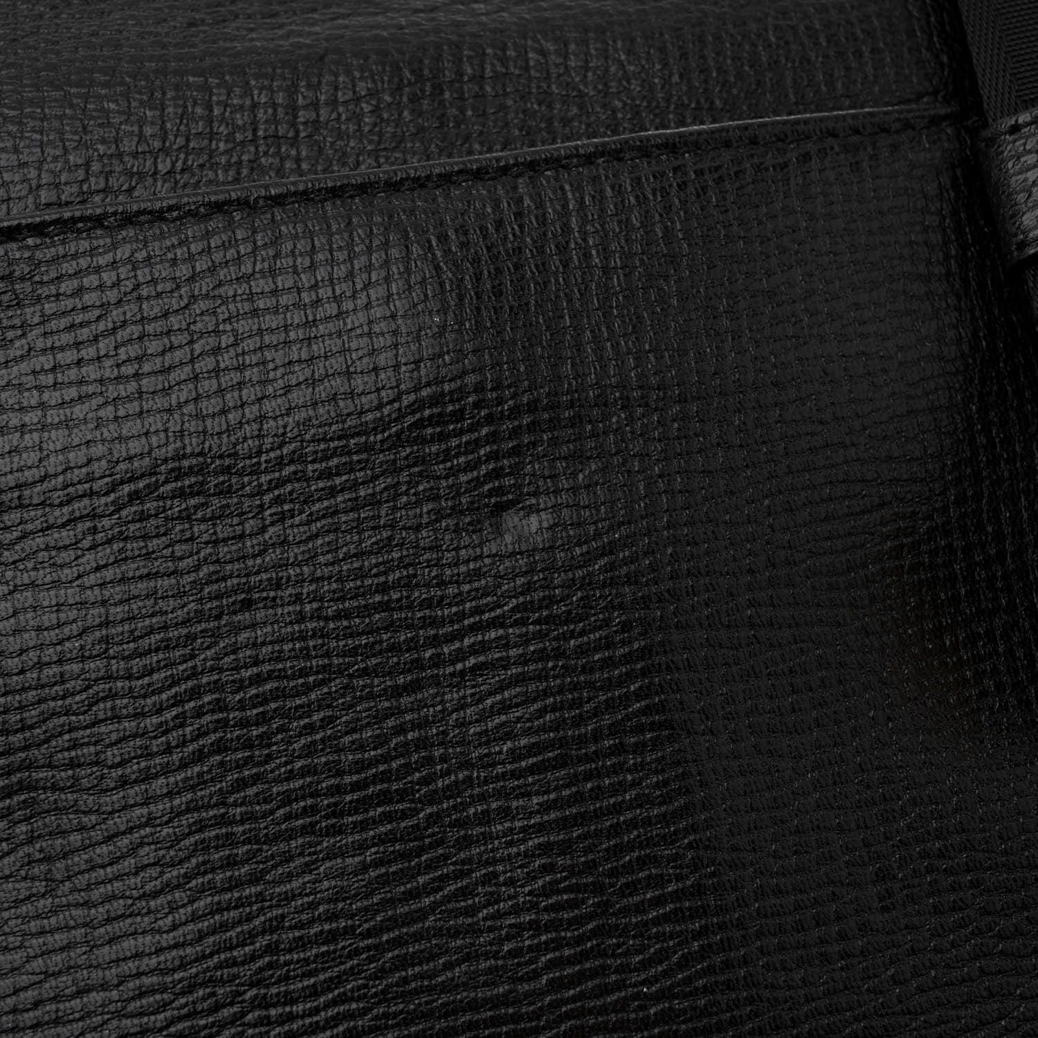 Versace Grained Calfskin Medusa Head Shoulder Bag Black 10 of 11