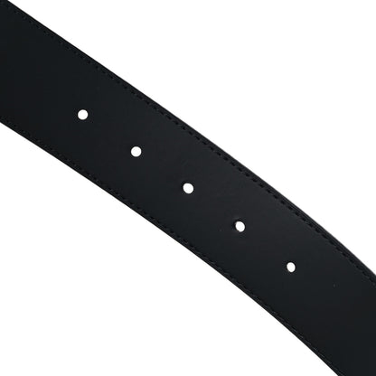 Louis Vuitton Monogram Eclipse Taigarama 40mm LV Initiales Reversible Belt 105 42 Black 3 of 8