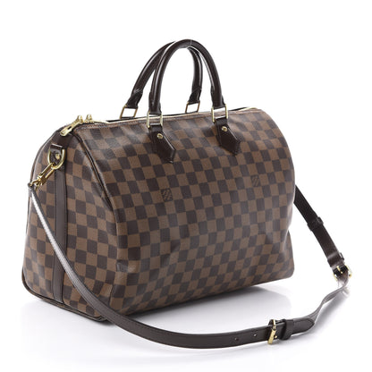 Louis Vuitton Damier Ebene Speedy Bandouliere 35 3 of 9