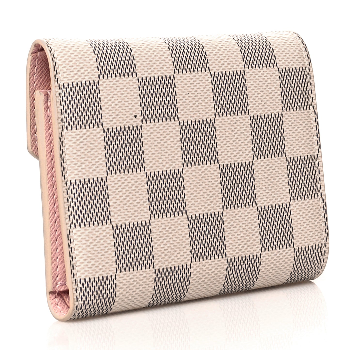 Damier Azur Victorine Wallet Rose Ballerine