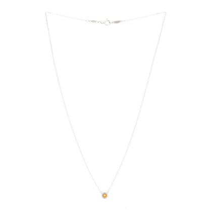 Tiffany Sterling Silver Citrine Elsa Peretti Color By The Yard Pendant Necklace 6 of 14