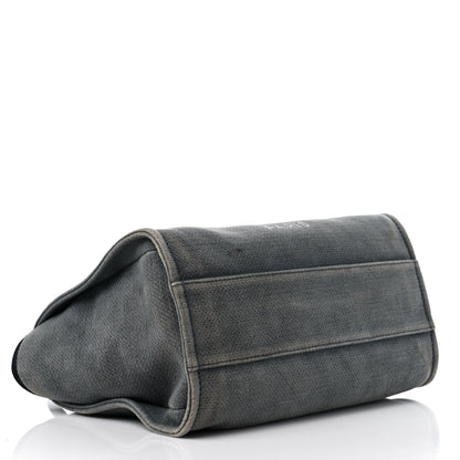 Chanel Canvas Small Deauville Tote Grey 4 of 16