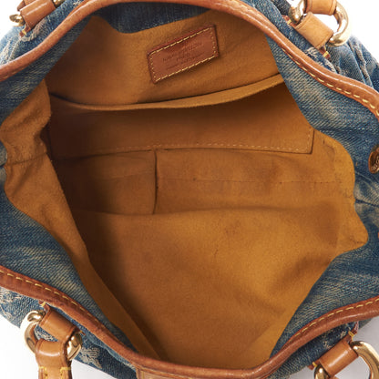 Louis Vuitton Monogram Denim Pleaty Blue 7 of 10