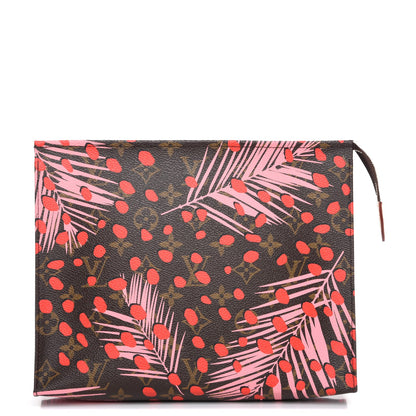 Louis Vuitton Monogram Jungle Dots Toiletry Pouch 26 Sugar Pink Poppy 1 of 7