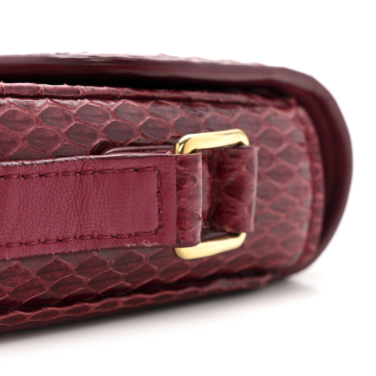 Celine Watersnake Teen Triomphe Ruby 1774219 – FASHIONPHILE