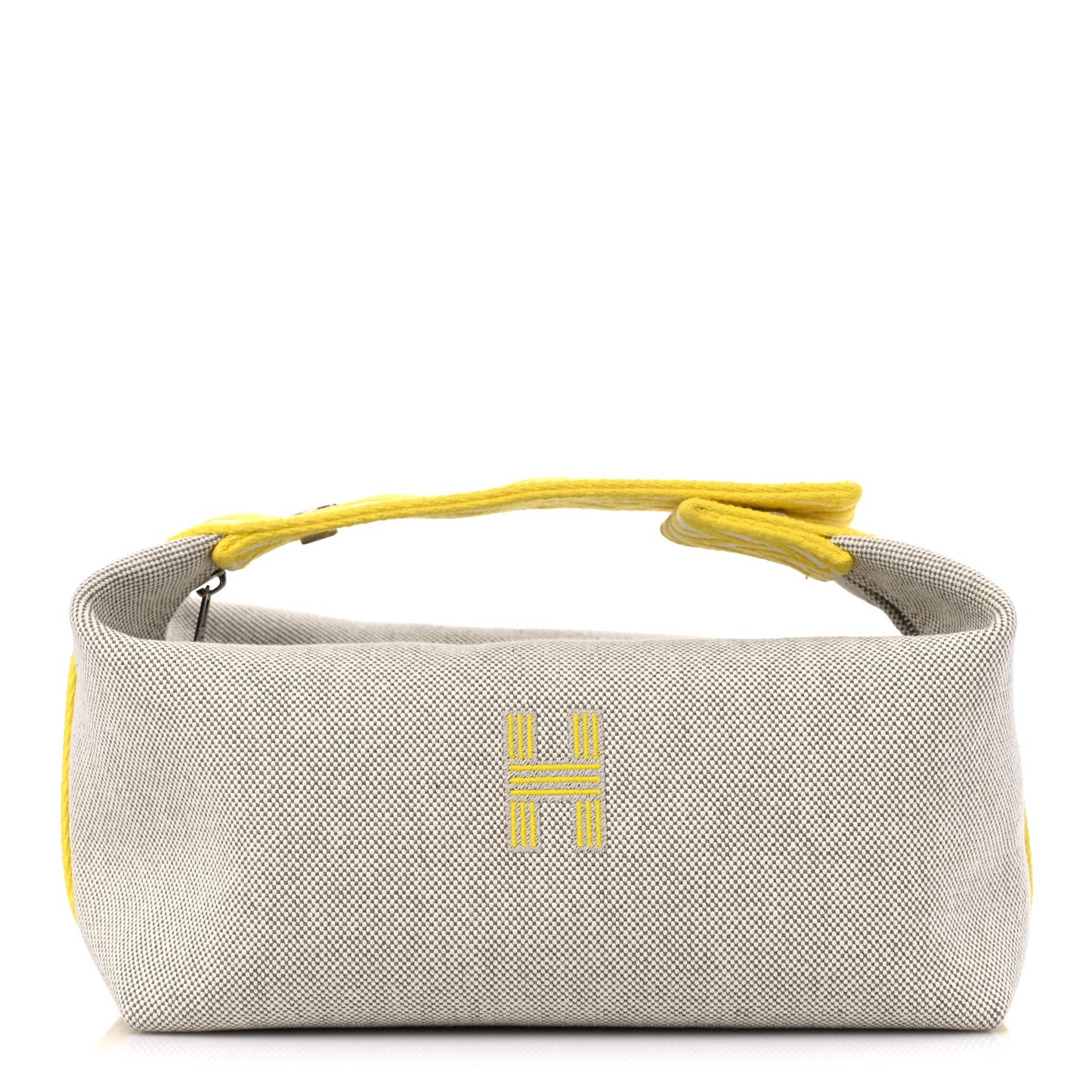 Canvas Small Bride-A-Brac Pouch Natural Jaune Citron