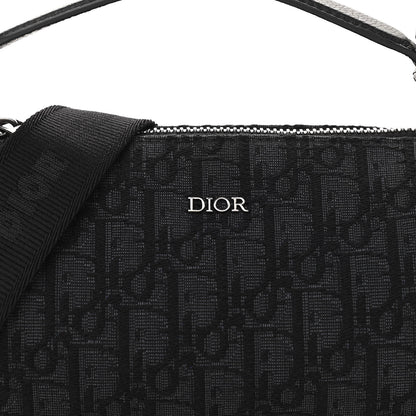 Christian Dior Oblique Mini Roller Messenger Bag Black 7 of 10