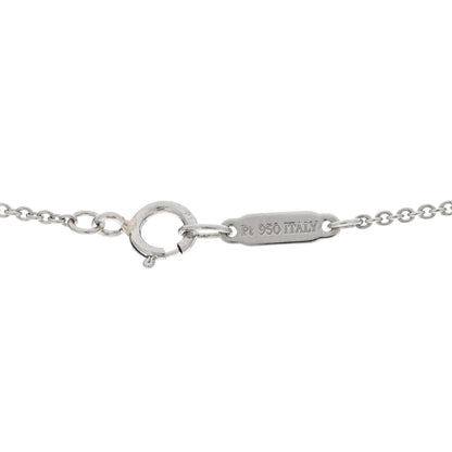 Tiffany Platinum Diamond Paper Flowers Pave Pendant Necklace 4 of 5