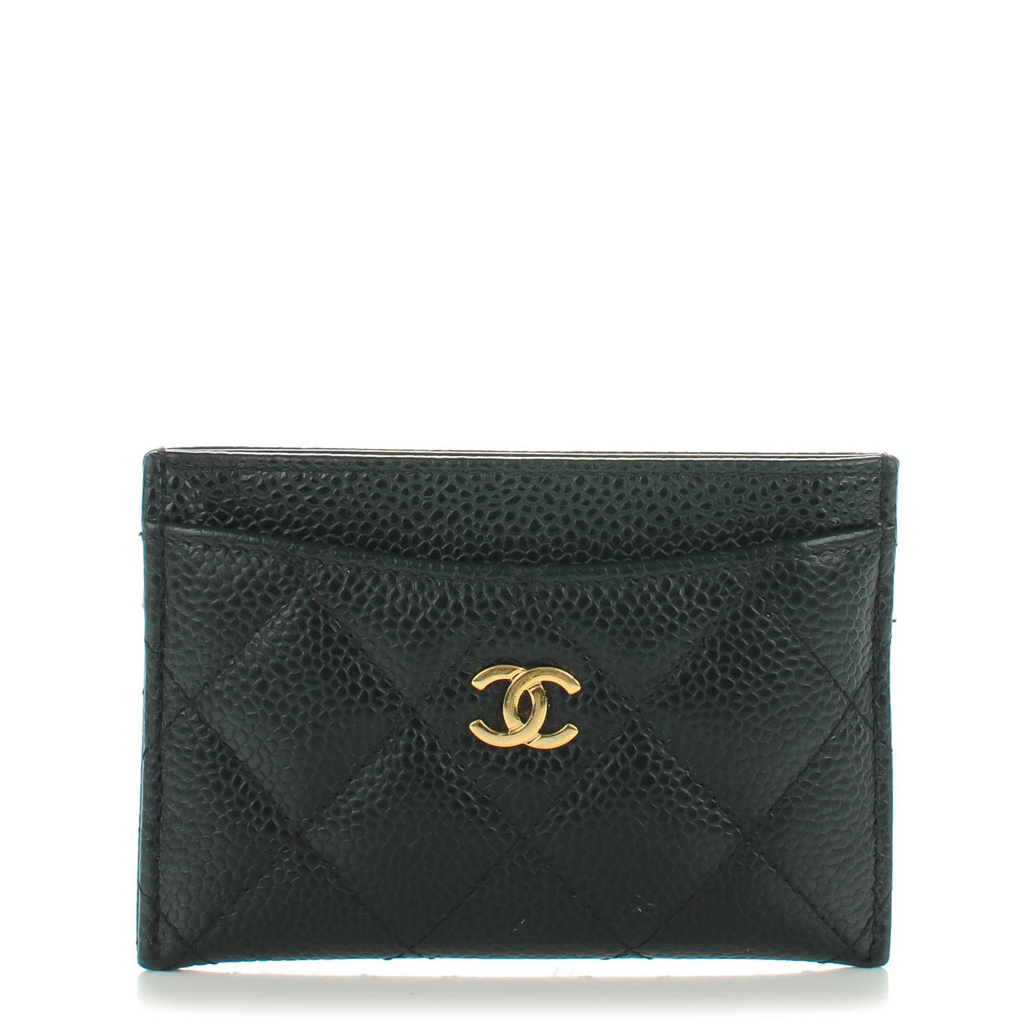Chanel Caviar Quilted Card Holder Black 1 of 8