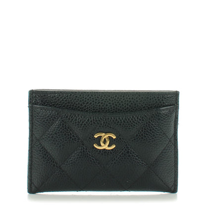 Chanel Caviar Quilted Card Holder Black 1 of 8