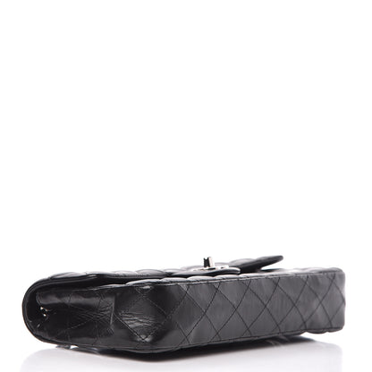 Chanel Lambskin Quilted East West Flap Black 4 of 12