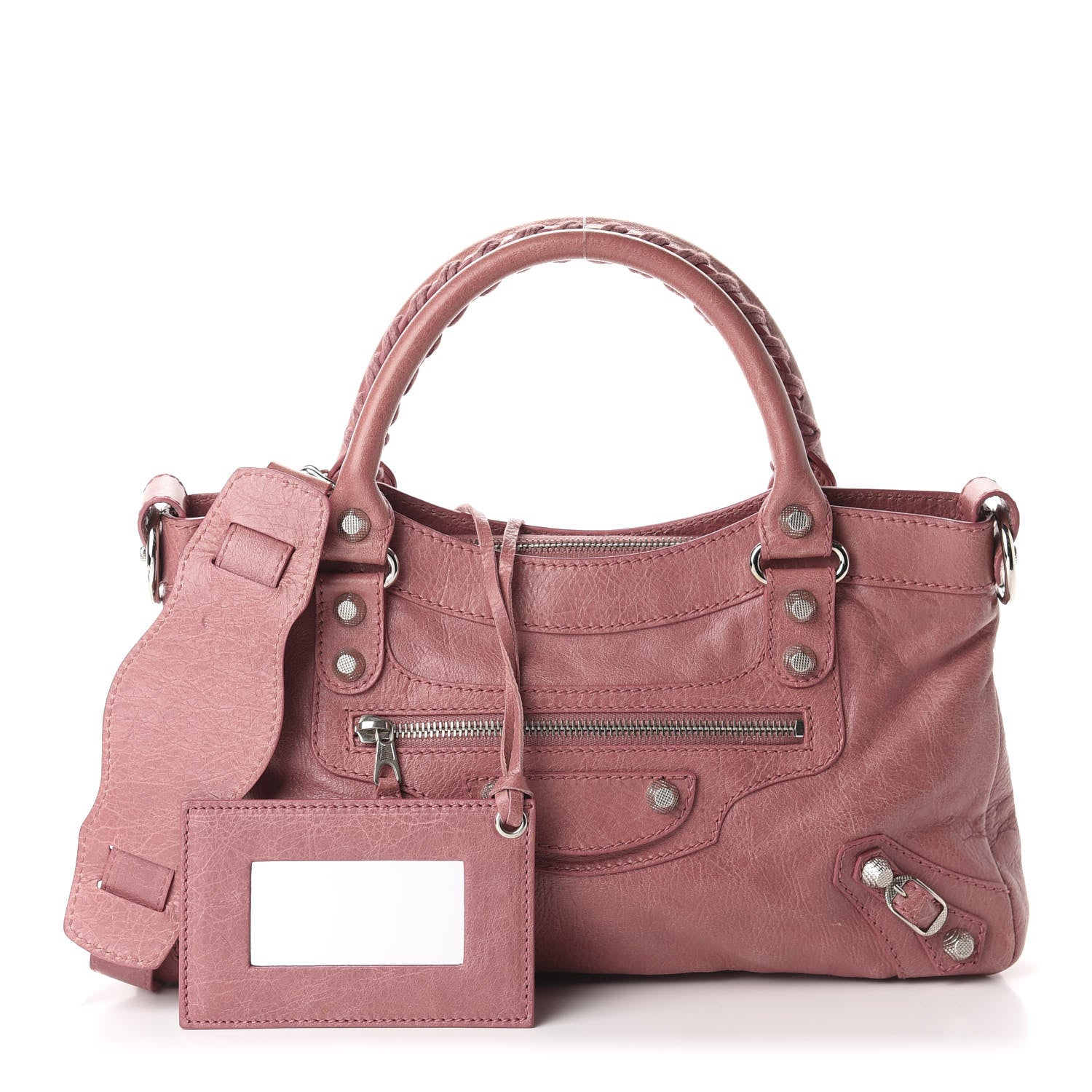 Balenciaga Agneau Giant 12 Silver Hardware First Rose Bruyere 1 of 10