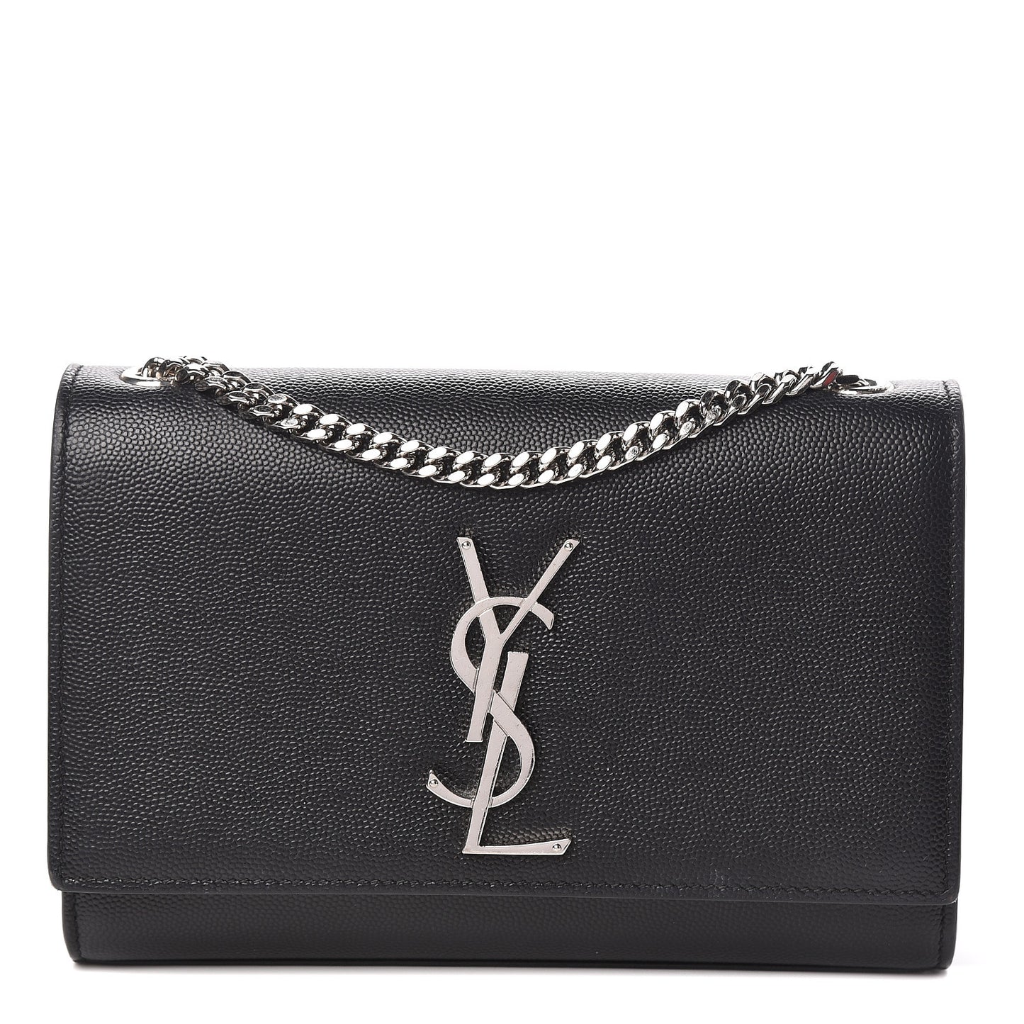 Grain De Poudre Small Monogram Kate Satchel Black