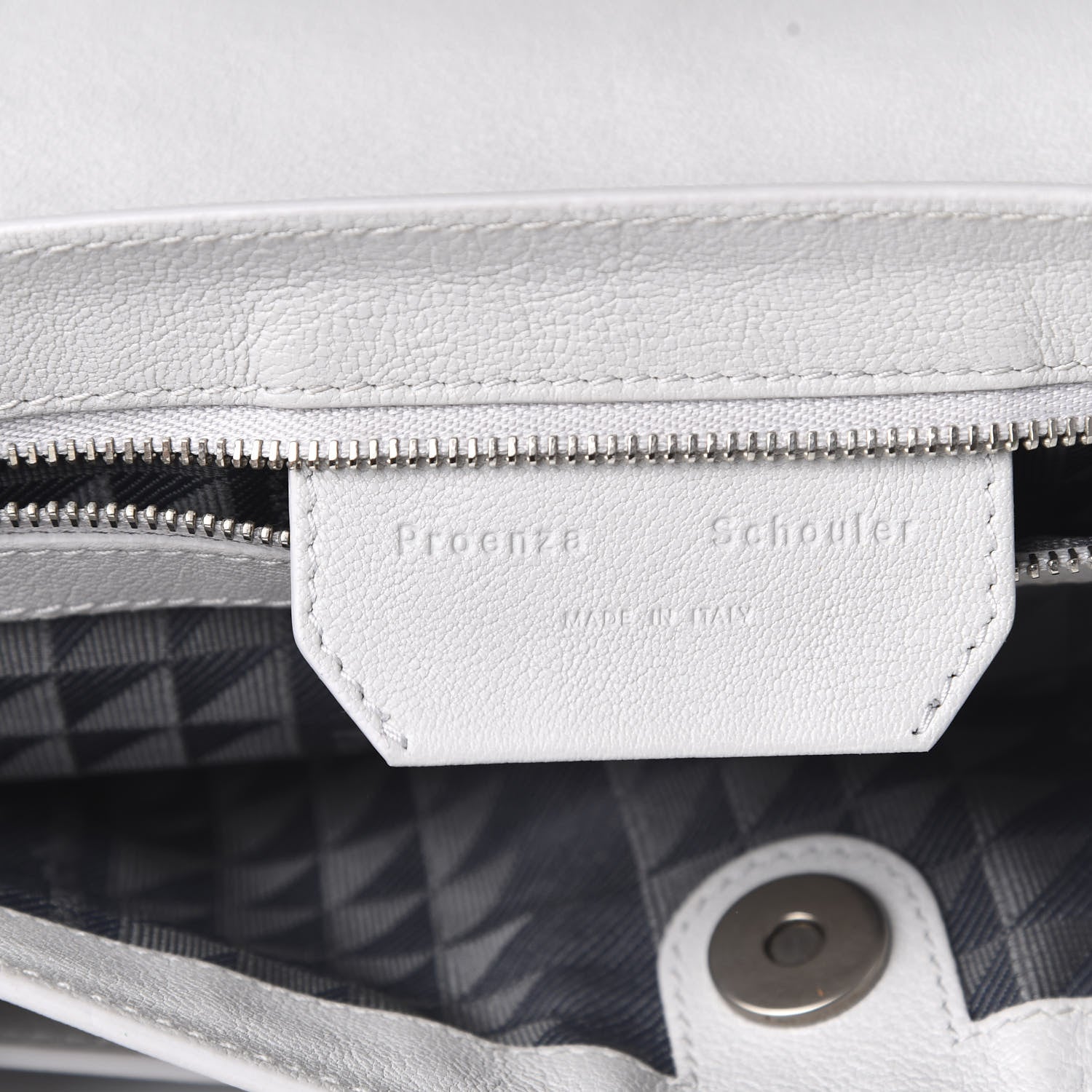 Proenza Schouler Lambskin Medium PS1 Satchel Pale Steel 6 of 13