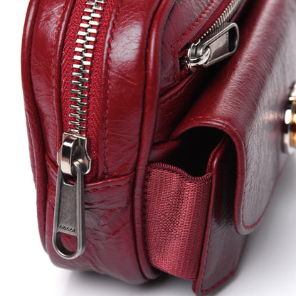 Gucci Fluffy Calfskin Mini Morpheus Belt Bag 90 36 Red 11 of 13