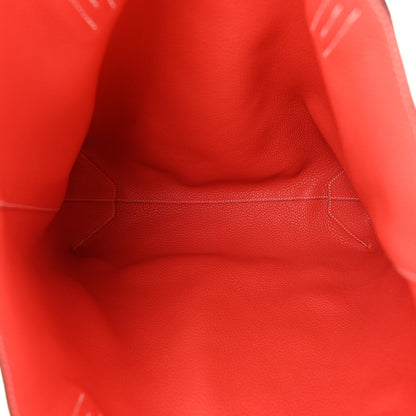 Hermes Taurillon Clemence Double Sens 45 Reversible Tote Rose Jaipur 9 of 17